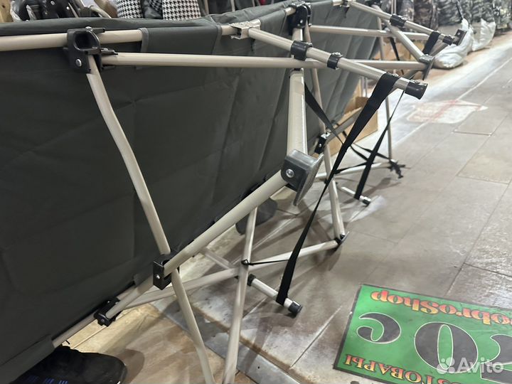 Раскладушка кровать туристическая с матрасом