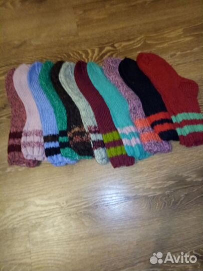 Носки мужские и женские ручной работы