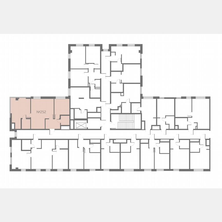 2-к. апартаменты, 64,6 м², 5/13 эт.