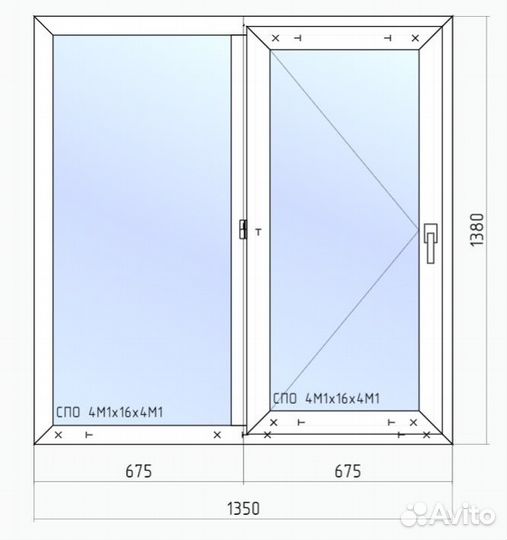 Окна пвх в наличии