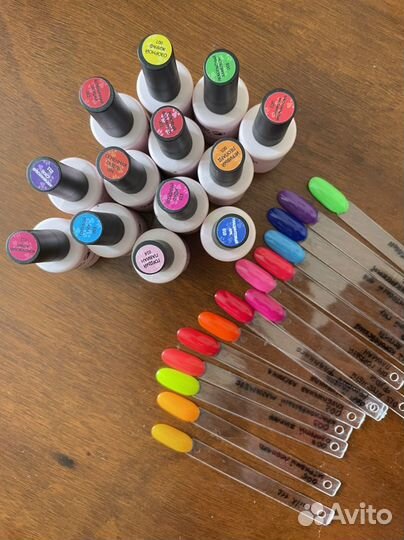 Гель лаки для ногтей маникюрный набор