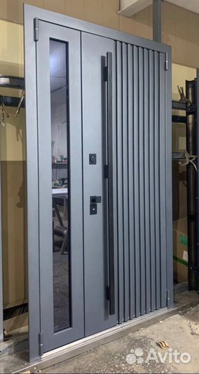 Дверь двустворчатая терморазрыв нестандарт входная