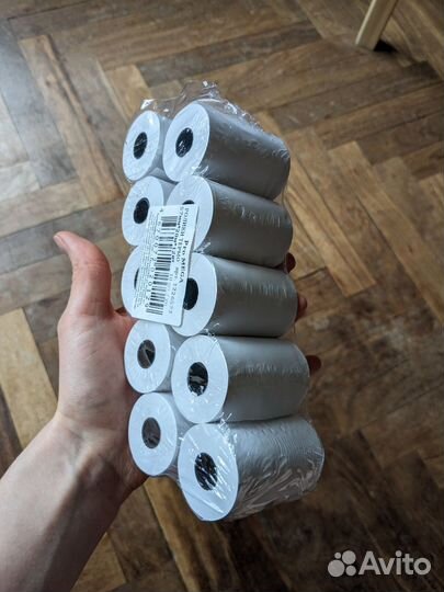 Чековая кассовая термо лента