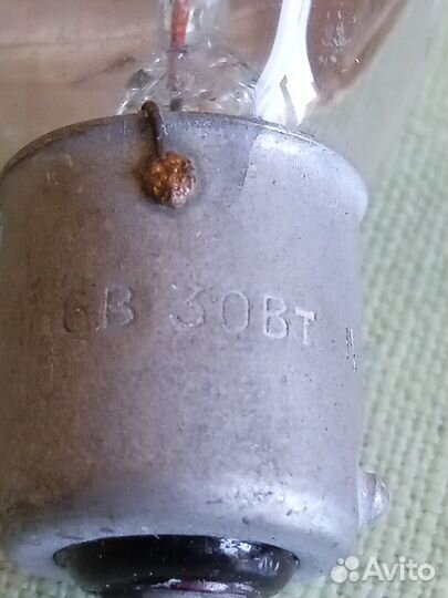 Лампа фильмоскопа 6 Вольт 30 Ватт 2 шт