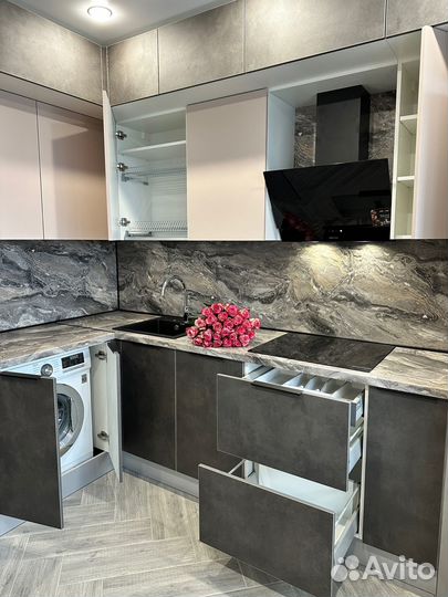 Прямой Кухонный гарнитур на заказ