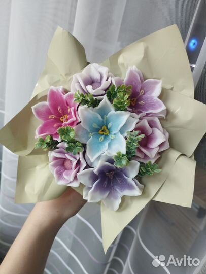 Букет из мыла ручной работы