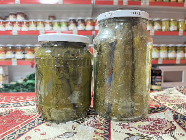 Виноградные листья для долмы