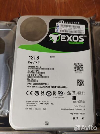 Жесткие диски 12-20 тб Seagate Exos