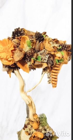 Осенняя поделка из природных материалов