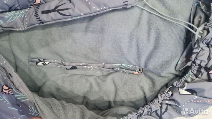 Зимний конверт в коляску leokid