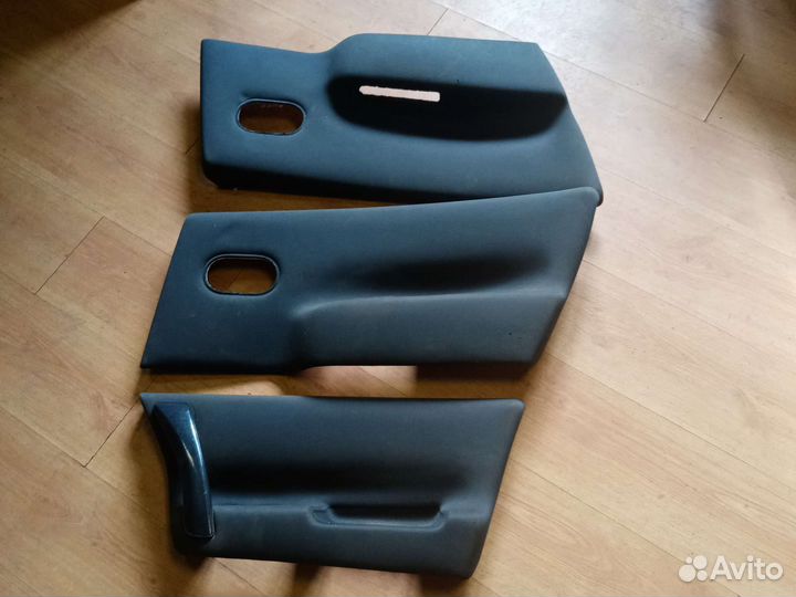 Накладки на карты дверей Рено Сценик 2