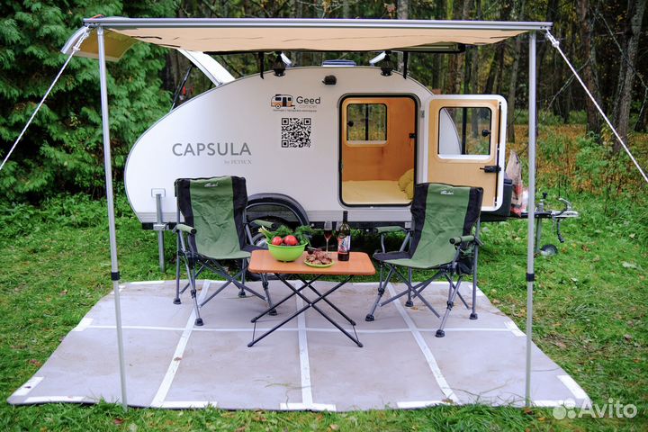 Прицеп-дача PetSun Capsula, 2023