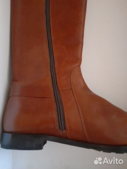 Сапоги женские натуральная кожа 42