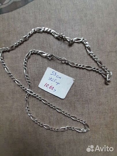 Серебро бу колье