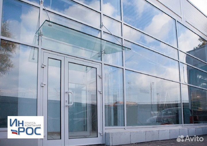 Алюминиевое остекление фасады