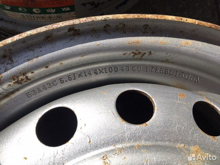 Штампованные диски Trebl R 14