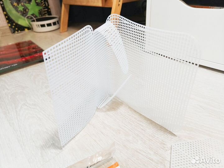 Канва пластикая сумочка 2 шт,шестиугольник