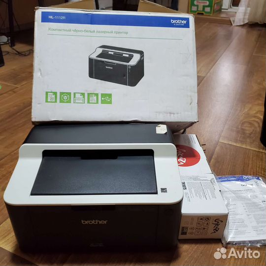 Принтер лазерный brother HL-1112R