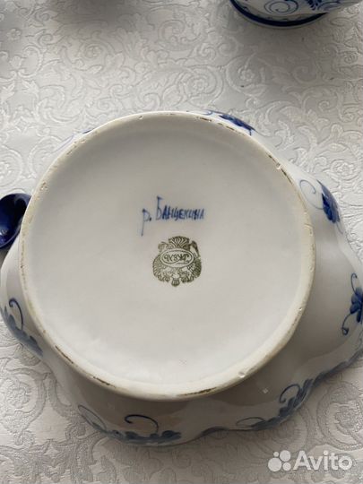 Посуда гжель