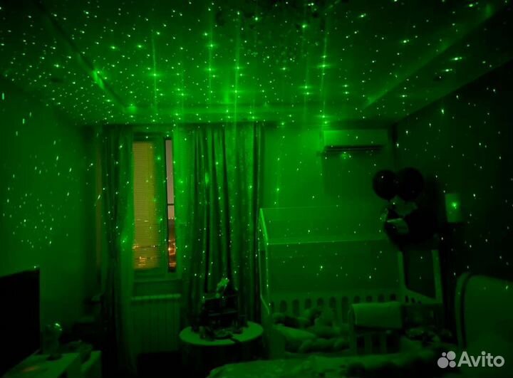 Детский ночник проектор космонавт новый