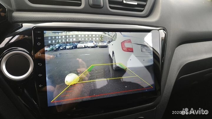 Магнитола на Kia Rio 3 с внешним микрофоном