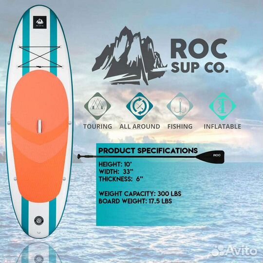 Sup сап доска / Сапборд / Sup board Roc в наличие