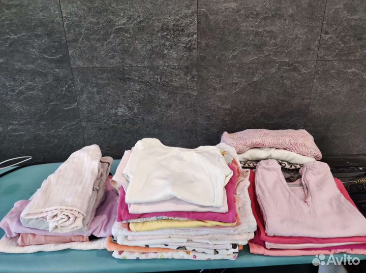 Вещи пакетом на девочку р. 56-62-68