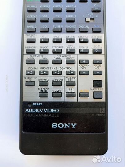 Пульт sony RMP1000 Audio Video Remote Control