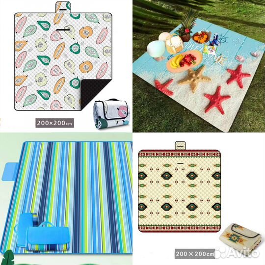 Пляжная сумка коврик