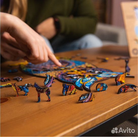 Деревянные пазлы unidragon Сова Лев (Юнидрагон)