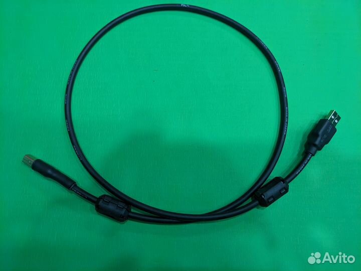 Hi-End посеребренный USB B — Type-A аудиокабель