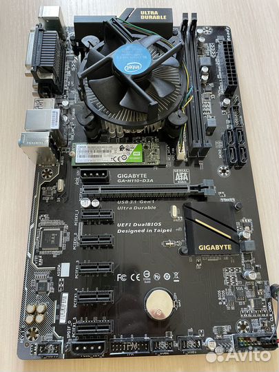 Материнская плата Gigabyte GA-H110-D3A