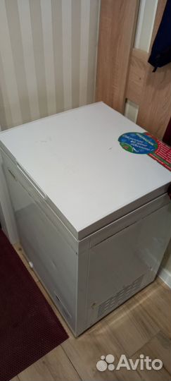 Морозильный ларь с глухой крышкой бу