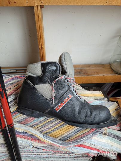 Лыжи беговые+палки+ботинки