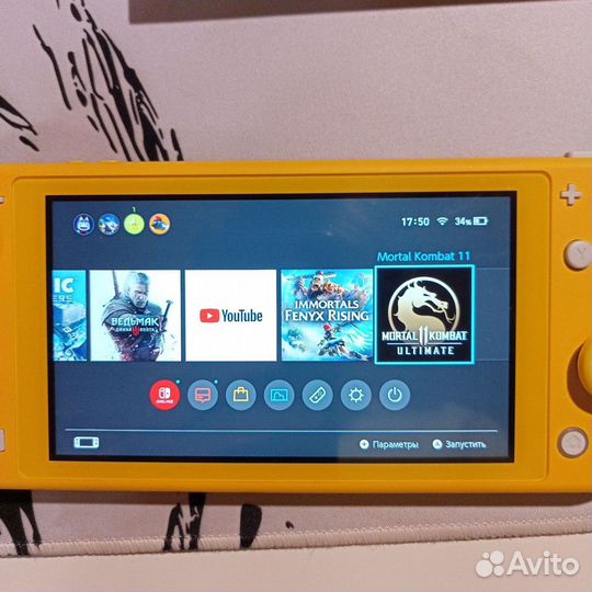 Nintendo switch lite +много игр