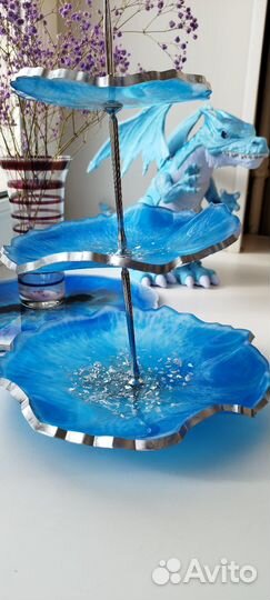 Фруктовница из эпоксидной смолы