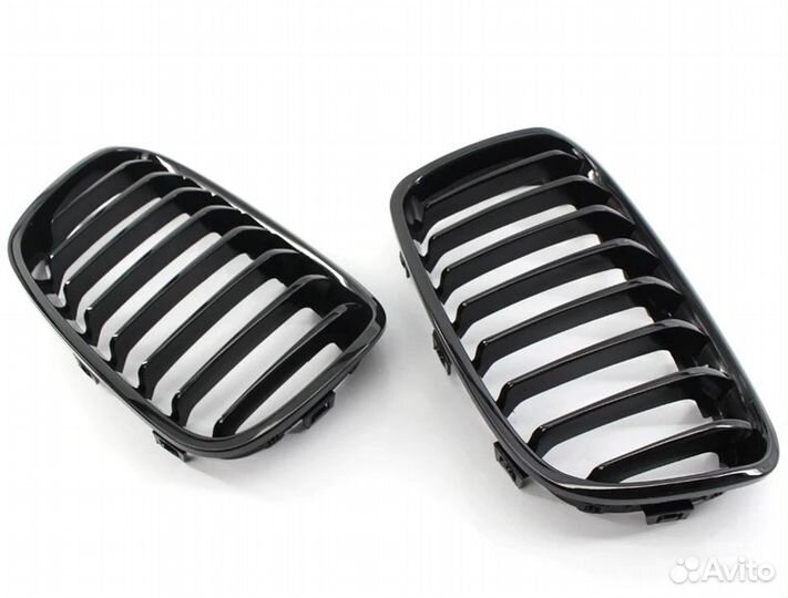 BMW F20 дорест решетки радиатора одинарные