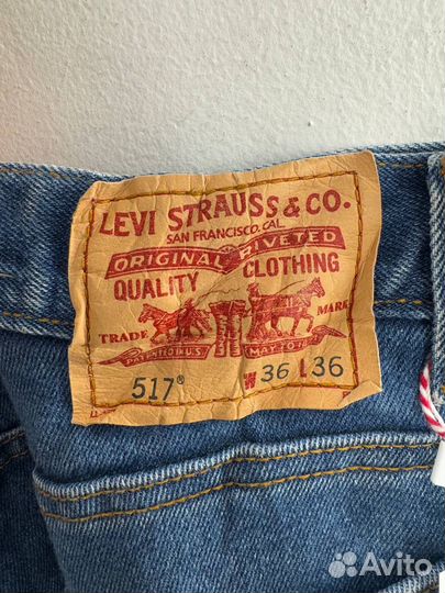Джинсы Levi's 517 W36 L36