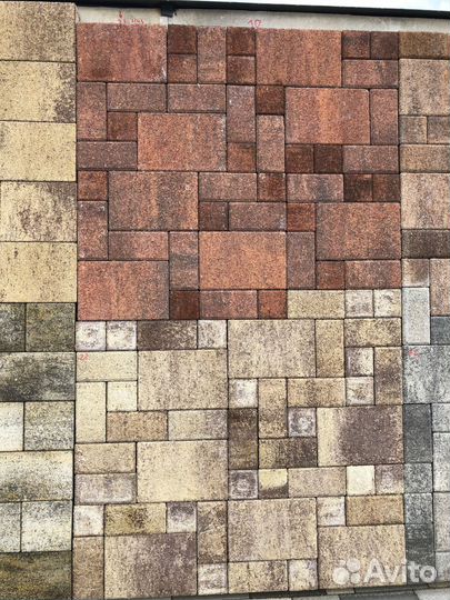 Тротуарная плитка Плацтоун цвет Клинкер