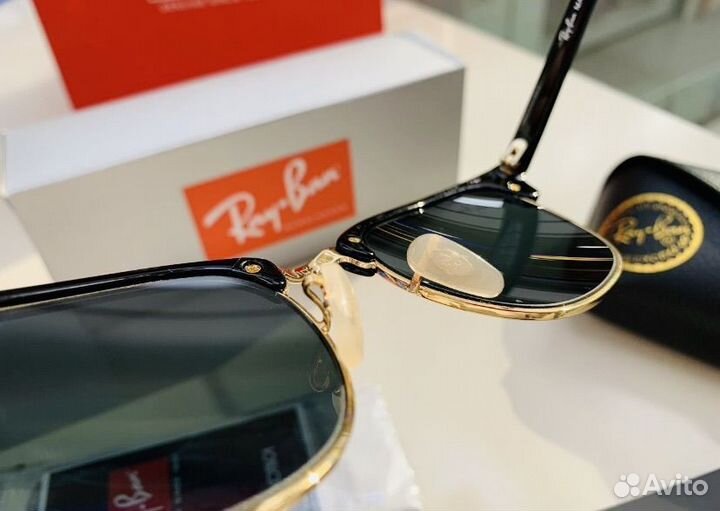 Очки ray ban clubmaster стеклянные
