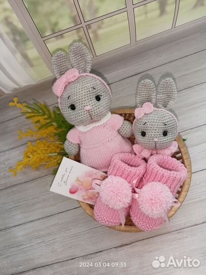 Вязаный набор для малыша, фотосессия, выписка