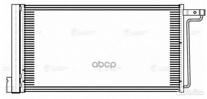 Радиатор кондиц. ford focus III (14) 1.6I/2.0I