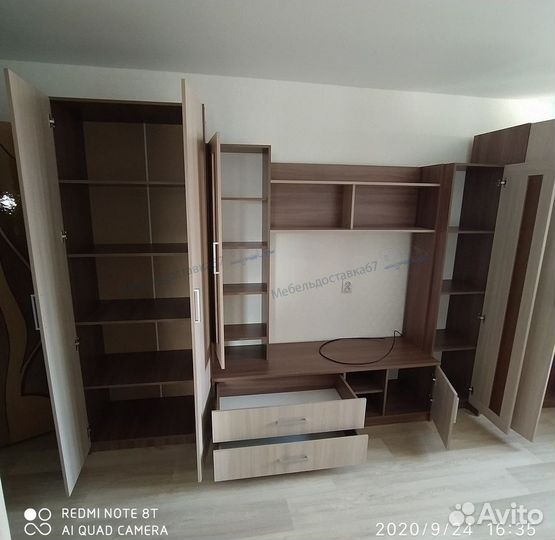 Гостиная (3,6м) Орион шимо темный+светлый, наличие