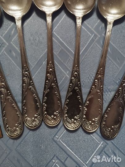 Ложки столовые мельхиоровые СССР