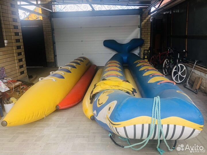 Водные аттракционы Банан и Кит