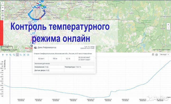 Установка глонасс для рефрижератора