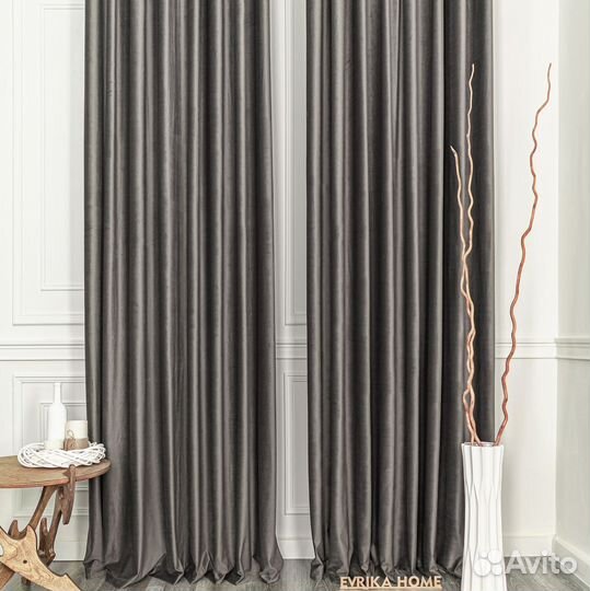 Портьеры бархат Беллиссимо Муссон шторы