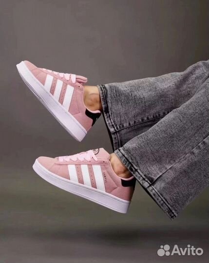 Adidas campus 00s розовые