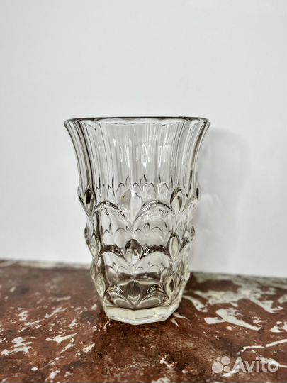Val St Lambert ваза хрусталь Бельгия