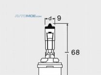 H27w 1 27 вт цоколь pg 13